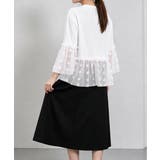 レディース 上品フレアトップス 体型カバーペプラムプルオーバー | SUNSHINE CLOSET | 詳細画像14