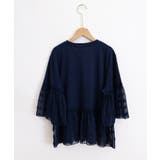 レディース 上品フレアトップス 体型カバーペプラムプルオーバー | SUNSHINE CLOSET | 詳細画像25