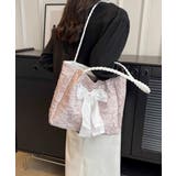 ビッグリボントートバッグ 肩掛け 軽量鞄 | SUNSHINE CLOSET | 詳細画像11 