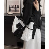 ビッグリボントートバッグ 肩掛け 軽量鞄 | SUNSHINE CLOSET | 詳細画像5 