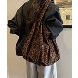 レオパードトートバッグ 大容量バッグ軽い | SUNSHINE CLOSET | 詳細画像1 