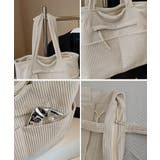 コーデュロイ トートバッグ 大容量カバン | SUNSHINE CLOSET | 詳細画像19