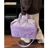 2WAYショルダートラベルバッグレディース配色チェック柄 一泊二泊ユニセックス旅… | SUNSHINE CLOSET | 詳細画像21