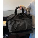 2WAYショルダートラベルバッグレディース配色チェック柄 一泊二泊ユニセックス旅… | SUNSHINE CLOSET | 詳細画像7
