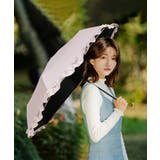 フェミニンフリルミニ雨傘 紫外線対策UV対策3段式雨傘 日焼け防止 | SUNSHINE CLOSET | 詳細画像2 