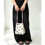 小さめハンドバッグ 大人可愛いバケツバッグ 水玉柄ニットトート | SUNSHINE CLOSET | 詳細画像17 