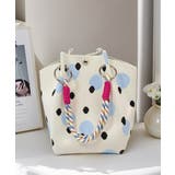 小さめハンドバッグ 大人可愛いバケツバッグ 水玉柄ニットトート | SUNSHINE CLOSET | 詳細画像28 