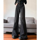 レトロ フレアデニムパンツ ローエッジ | SUNSHINE CLOSET | 詳細画像12 