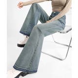 レトロ フレアデニムパンツ ローエッジ | SUNSHINE CLOSET | 詳細画像18 