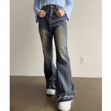 レトロ フレアデニムパンツ ローエッジ | SUNSHINE CLOSET | 詳細画像28 