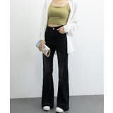 レトロ フレアデニムパンツ ローエッジ | SUNSHINE CLOSET | 詳細画像38 