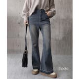 レトロ フレアデニムパンツ ローエッジ | SUNSHINE CLOSET | 詳細画像45 