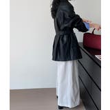 エコレザーロングジャケット韓国風アウター | SUNSHINE CLOSET | 詳細画像19