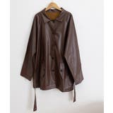 エコレザーロングジャケット韓国風アウター | SUNSHINE CLOSET | 詳細画像26