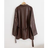 エコレザーロングジャケット韓国風アウター | SUNSHINE CLOSET | 詳細画像27