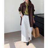 エコレザーロングジャケット韓国風アウター | SUNSHINE CLOSET | 詳細画像5