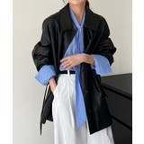 エコレザーロングジャケット韓国風アウター | SUNSHINE CLOSET | 詳細画像8