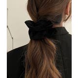 ベルベット質感髪留め 光沢感シュシュ柔らかい 簡単まとめ髪 | SUNSHINE CLOSET | 詳細画像5 