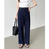 レディースデニムパンツウエストボタン調節 | SUNSHINE CLOSET | 詳細画像1 