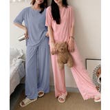 パジャマ上下セット 夏パジャマ冷感タッチ とろみ素材リラックスウェア | SUNSHINE CLOSET | 詳細画像11 