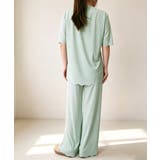 パジャマ上下セット 夏パジャマ冷感タッチ とろみ素材リラックスウェア | SUNSHINE CLOSET | 詳細画像25 