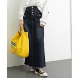 レトロデニムスカート ハイウエスト 韓国 | SUNSHINE CLOSET | 詳細画像12 