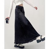 レトロデニムスカート ハイウエスト 韓国 | SUNSHINE CLOSET | 詳細画像5 