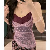 レディース カップ付きインナー 透け感チュール畳み着 | SUNSHINE CLOSET | 詳細画像17 
