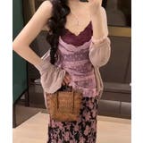 レディース カップ付きインナー 透け感チュール畳み着 | SUNSHINE CLOSET | 詳細画像7 