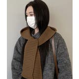 フード付きニットマフラー韓国風バラクラバ | SUNSHINE CLOSET | 詳細画像12 