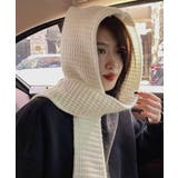 フード付きニットマフラー韓国風バラクラバ | SUNSHINE CLOSET | 詳細画像8 