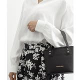 サテン風シャツブラウス Vネックトップス | SUNSHINE CLOSET | 詳細画像10