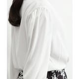 サテン風シャツブラウス Vネックトップス | SUNSHINE CLOSET | 詳細画像12