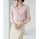 ツイストブラウス長袖ブラウスVネック上品 | SUNSHINE CLOSET | 詳細画像12 