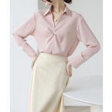 ツイストブラウス長袖ブラウスVネック上品 | SUNSHINE CLOSET | 詳細画像14 