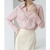 ツイストブラウス長袖ブラウスVネック上品 | SUNSHINE CLOSET | 詳細画像15 