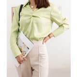 ツイストブラウス長袖ブラウスVネック上品 | SUNSHINE CLOSET | 詳細画像17 