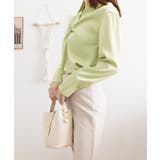 ツイストブラウス長袖ブラウスVネック上品 | SUNSHINE CLOSET | 詳細画像20 