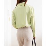 ツイストブラウス長袖ブラウスVネック上品 | SUNSHINE CLOSET | 詳細画像22 