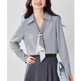 ボウタイブラウスレディース フェミニンVネックブラウス オフィスカジュアル | SUNSHINE CLOSET | 詳細画像1 