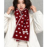 大人可愛い水玉模様ストール 防寒あったかマフラー レディース首巻き冬小物 | SUNSHINE CLOSET | 詳細画像13
