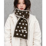 大人可愛い水玉模様ストール 防寒あったかマフラー レディース首巻き冬小物 | SUNSHINE CLOSET | 詳細画像14
