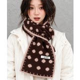 大人可愛い水玉模様ストール 防寒あったかマフラー レディース首巻き冬小物 | SUNSHINE CLOSET | 詳細画像17