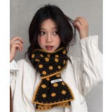 大人可愛い水玉模様ストール 防寒あったかマフラー レディース首巻き冬小物 | SUNSHINE CLOSET | 詳細画像6