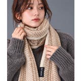 クラシカル配色ライン リバーシブルマフラー 千鳥格子ストール防寒 | SUNSHINE CLOSET | 詳細画像10