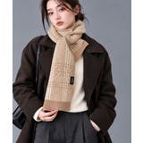 クラシカル配色ライン リバーシブルマフラー 千鳥格子ストール防寒 | SUNSHINE CLOSET | 詳細画像9