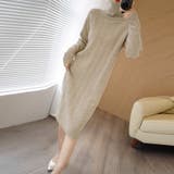 ケーブル編みニットワンピース 韓国 秋冬 | SUNSHINE CLOSET | 詳細画像11 