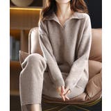 セットアップニット レディース 秋冬韓国 | SUNSHINE CLOSET | 詳細画像1