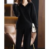 セットアップニット レディース 秋冬韓国 | SUNSHINE CLOSET | 詳細画像3