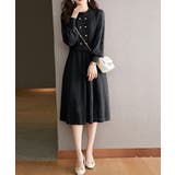 ニットワンピース ランタンスリーブ 上品 | SUNSHINE CLOSET | 詳細画像3 